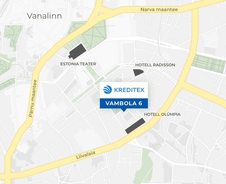 Kreditex.ee - uus aadress